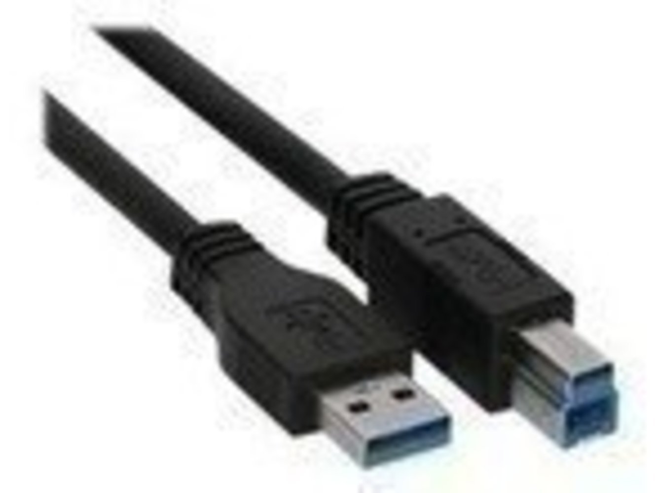 USB 3.0 Kabel 1m schwarz - A Stecker auf B Stecker - Hohe Geschwindigkeit - Inline
