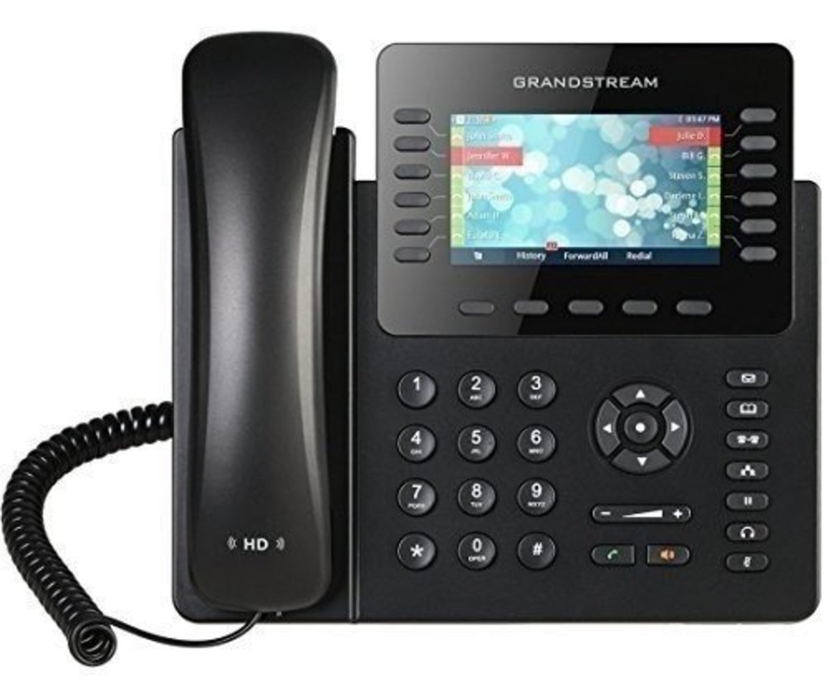 Grandstream GXP-2170 SIP Telefon - HD Audio - 6 SIP-Konten - 4.3 Farbdisplay
