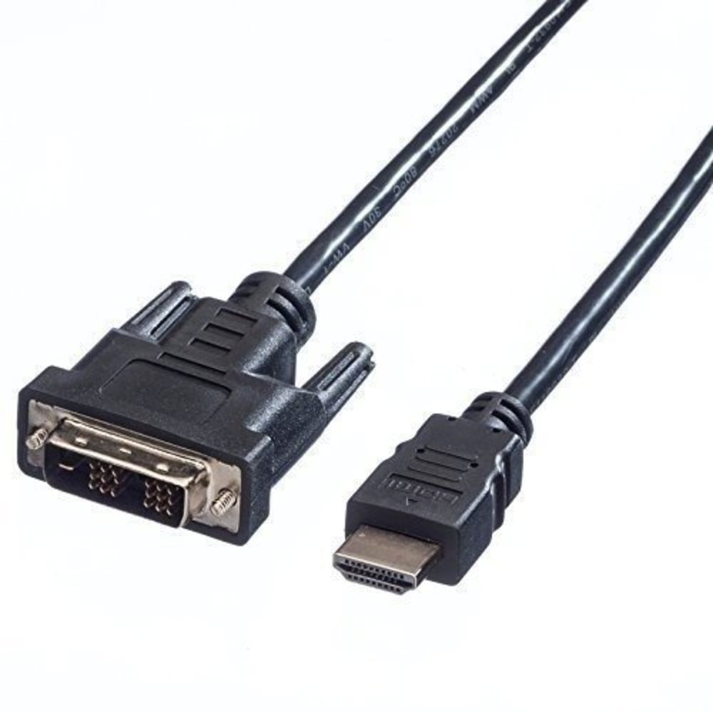 VALUE Kabel DVI (18+1) ST - HDMI ST 10.0 m
