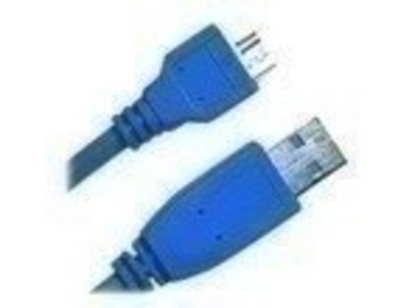  JOUJYE USB 3.0 Kabel Stecker A / Stecker Micro B 0.5m Super Speed doppelte Abschirmung blau