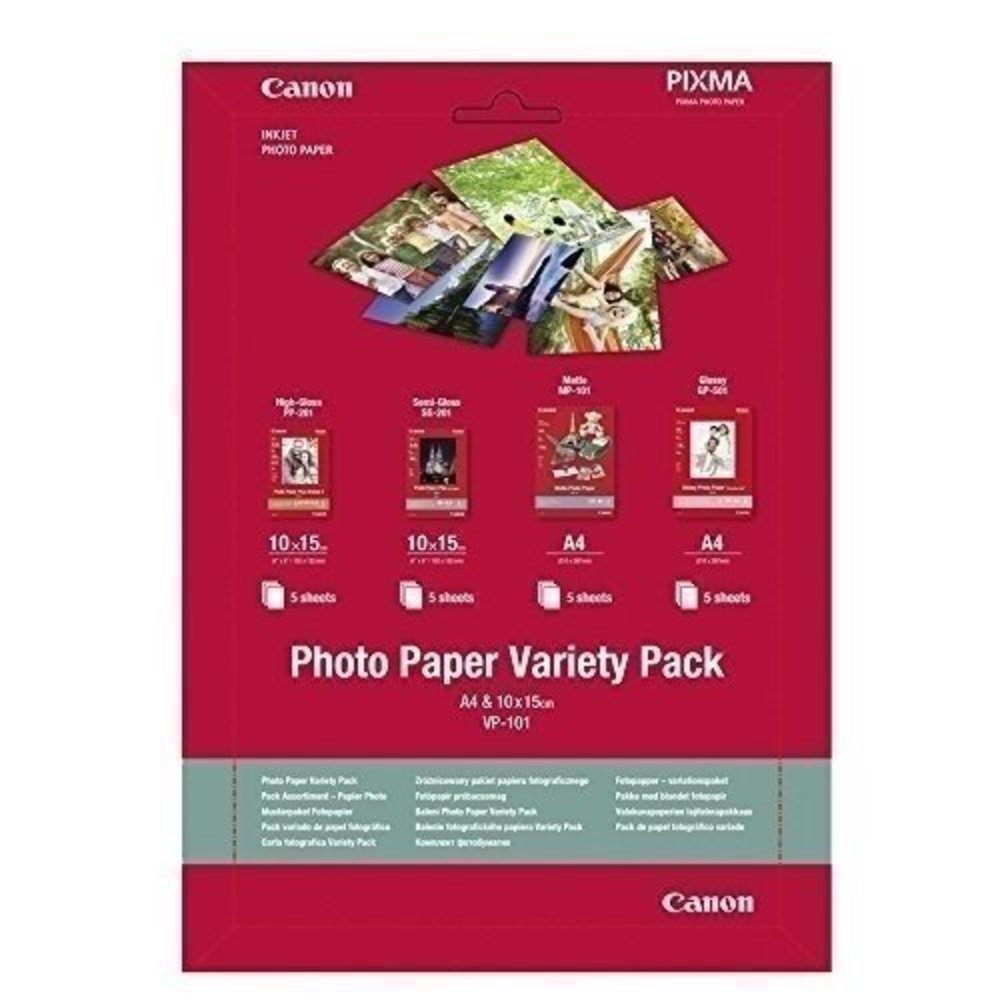 CANON VP-101 Foto Papier variety pack A4 & 10 x15cm