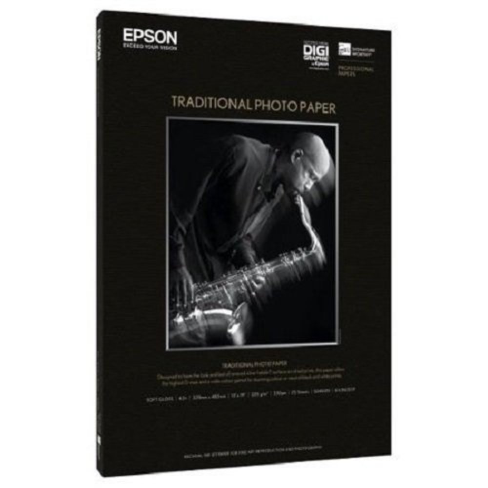 Epson Traditional Photo Paper A3+ - High-Quality Printing Solution for Professional Photographers