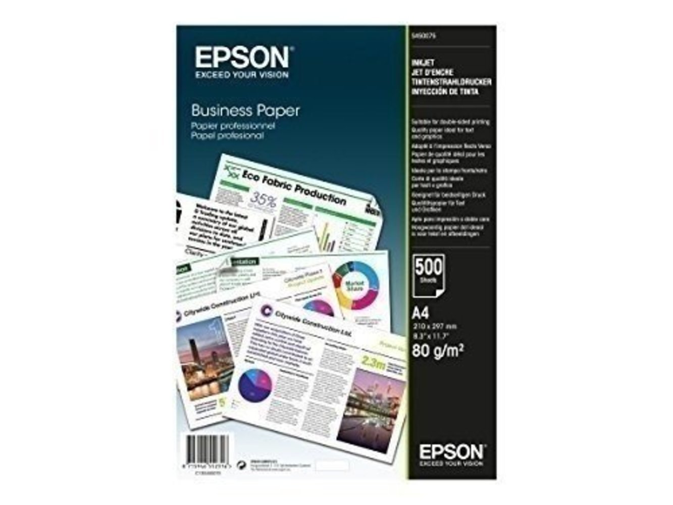 Produkttitel: Hochwertiges Epson Business Papier - 80gsm - 500 Blatt