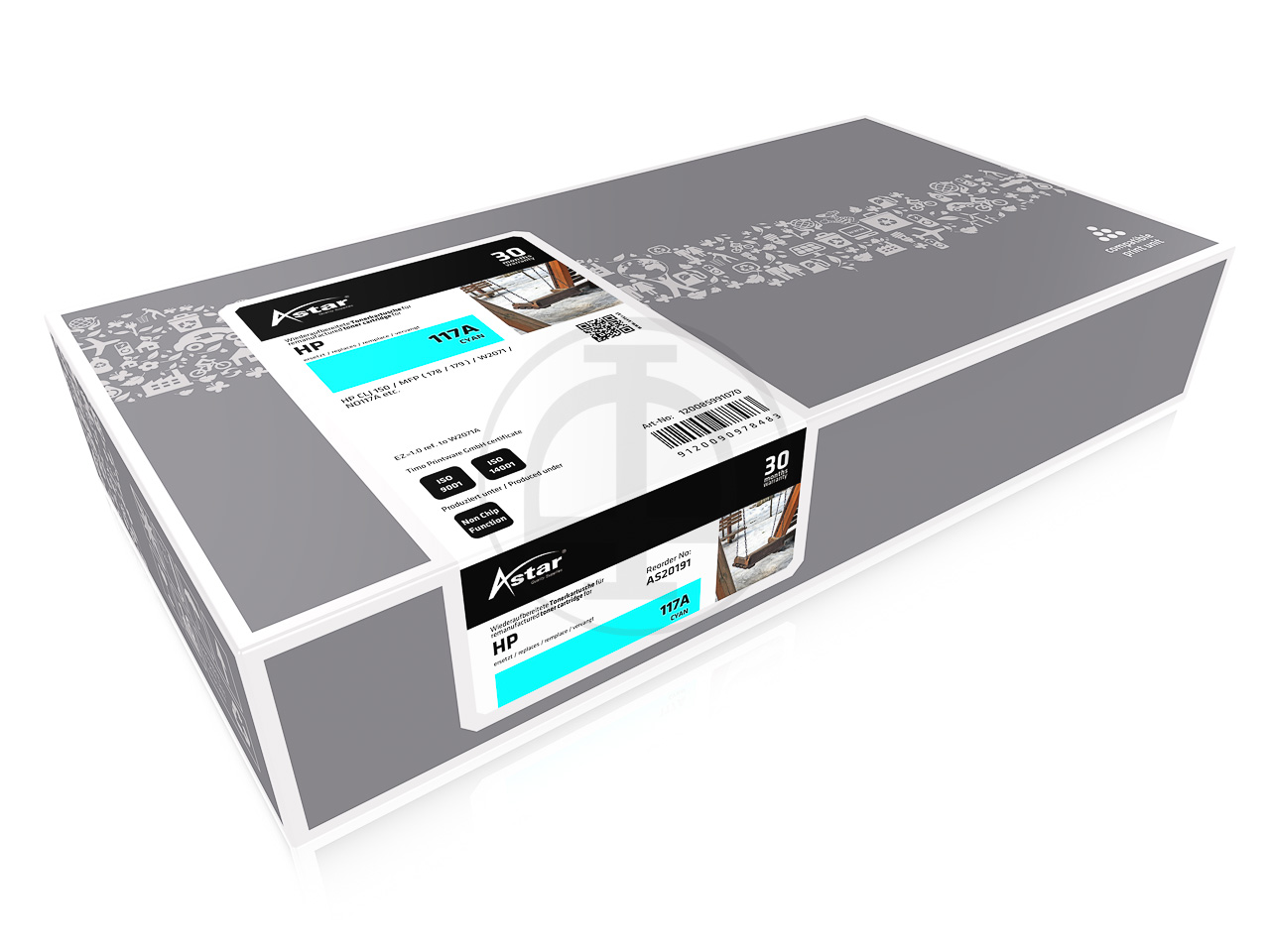 Astar W2071A Druckerpatrone mit einer Seitenkapazität von 700 Seiten