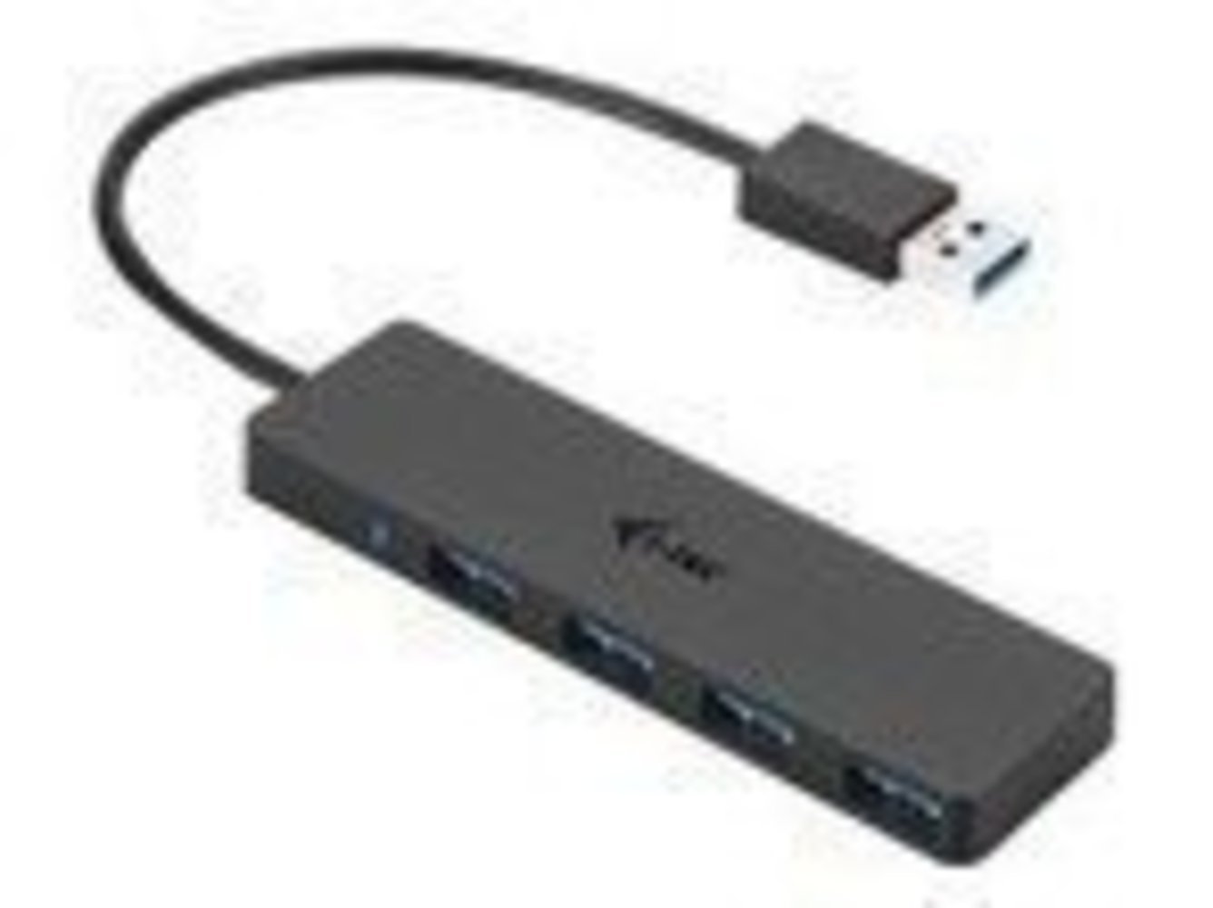 ITEC I-TEC USB 3.0 Slim Passive HUB 4 Port ohne Netzteil ideal fuer Notebook Ultrabook Tablet PC Unterstuetzt Win und Mac OS Schwarz
