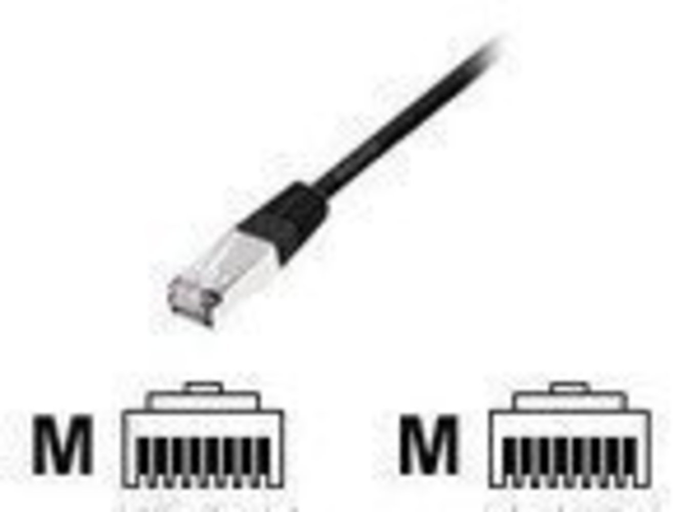  Produkt Titel: EQUIP Patchkabel C6 S/FTP HF schwarz 1m 250MHz - Hochwertiges Ethernet Kabel für schnelle und störungsfreie Datenübertragung