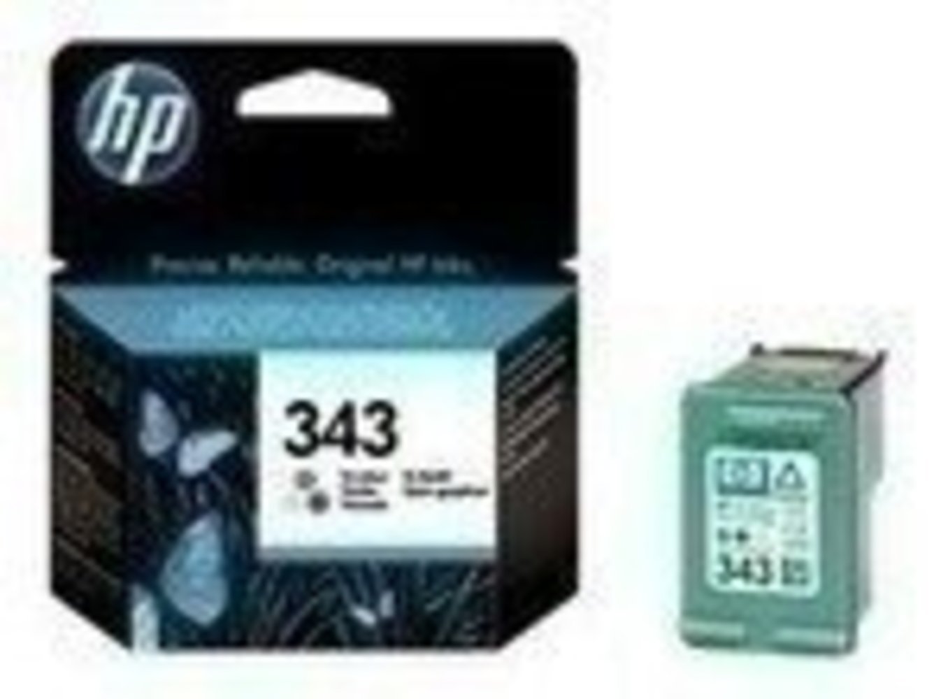  HP 343 Original Tinte dreifarbig Standardkapazität 7ml 330 Seiten 1er-Pack
