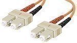 C2G Kabel - 3m LSZH SC/SC DLX 62.5/125 mM Fiber - Hochwertiges Glasfaserkabel für zuverlässige Datenübertragung