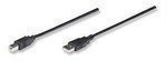 USB Kabel Manhattan A->B St/St 3m schwarz - Hohe Qualität und Zuverlässigkeit für schnelle Datenübertragung