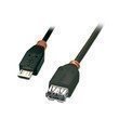 Lindy USB 2 Kabel Micro-B / A OTG 0.5m Micro-B St A Kupplung