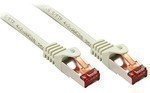 Lindy Basic Cat6 S/FTP Kabel hellgrau 1m Patchkabel - Hochwertiges Ethernet Netzwerkkabel für zuverlässige Verbindungen