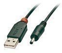 Lindy Adapterkabel USB A St - DC 3.5/1.35mm St 1.5m