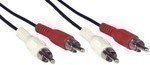 InLine® Cinch Kabel 2x Cinch Stecker / Stecker 5m - Hochwertiges Audiokabel für optimale Soundübertragung