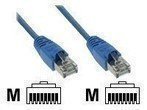 InLine® Patchkabel SF/UTP Cat5e blau 1m - Hochwertiges Ethernetkabel für schnelle Datenübertragung