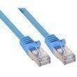 InLine® Patchkabel F/UTP Cat5e blau 10m - Hochwertiges Ethernet Kabel für zuverlässige Verbindungen