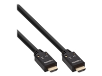 InLine® HDMI Aktiv-Kabel HDMI-High Speed mit Ethernet 4K2K Stecker / Stecker schwarz / gold 10m