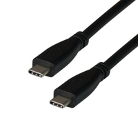 USB-C Kabel mit 2 Metern Länge, 100 Watt Leistung und 20 Gbit/s Datenübertragung, Stecker auf Stecker