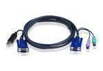 ATEN 2L-5506UP USB-KVM-Kabel 6.0m - Schnelle Signalübertragung und einfache Verbindung
