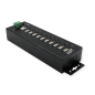 EXSYS EX-1170HMVS 10 Port USB 2.0 Metall HUB 15KV ESD berspannungs-Schutz