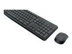 LOGITECH MK235 Wireless Keyboard and Maus GREY (HUN)