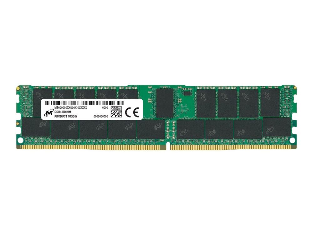 Crucial Micron RDIMM 32GB DDR4 3200 - ECC Arbeitsspeicher mit dualer Rangfolge x8