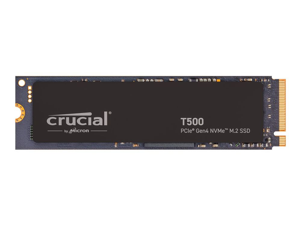 Crucial T500 - Hochleistungs-SSD mit 1TB Kapazität und schneller PCIe 4.0 (NVMe) Technologie