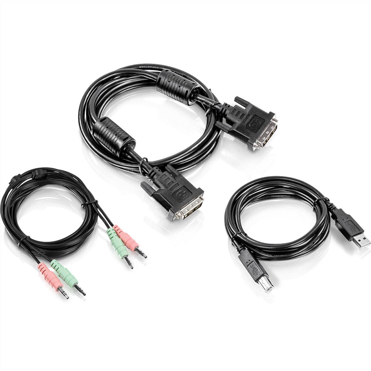 TRENDnet TK-CD06 Kabel-Kit 1.8m für KVM mit DVI-I, USB und Audio
