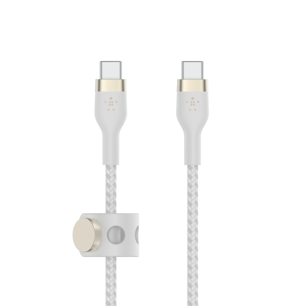 Belkin PRO Flex USB-C/USB-C Kabel bis 60W 2m wei